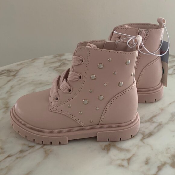 Toddler Girls' Amaya Lace-Up Boots - Cat & Jack - NWT - Picture 2 of 6